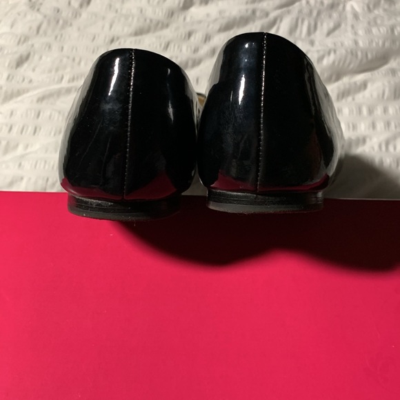 XHILARATION Black Patent Leather Pointed Toe Flats - Picture 3 of 9